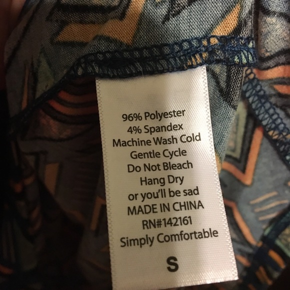 LuLaRoe Small Irma Geometric - Picture 3 of 3